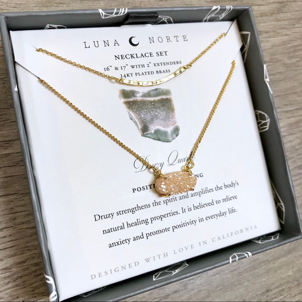 50% Off Sale! LUNA NORTE • NIB 14KT Necklace